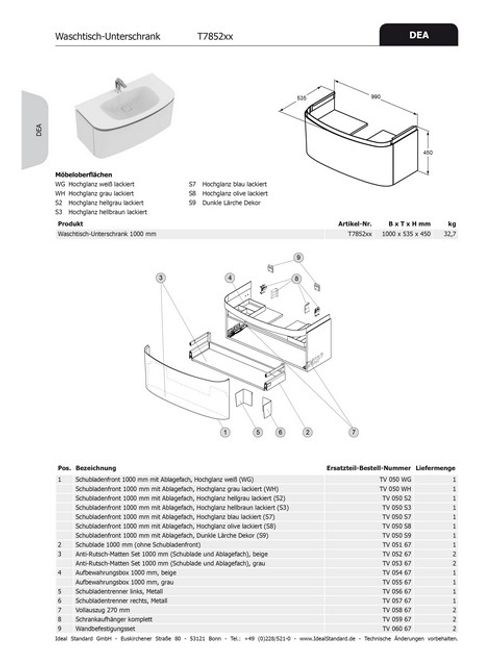 IS-Schublade-DEA-fuer-WT-US-b1000mm-ohne-Front-TV05167 gallery number 1